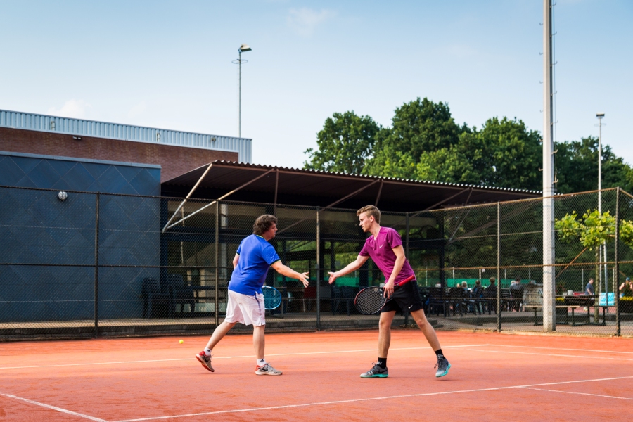 Heren dubbel high five