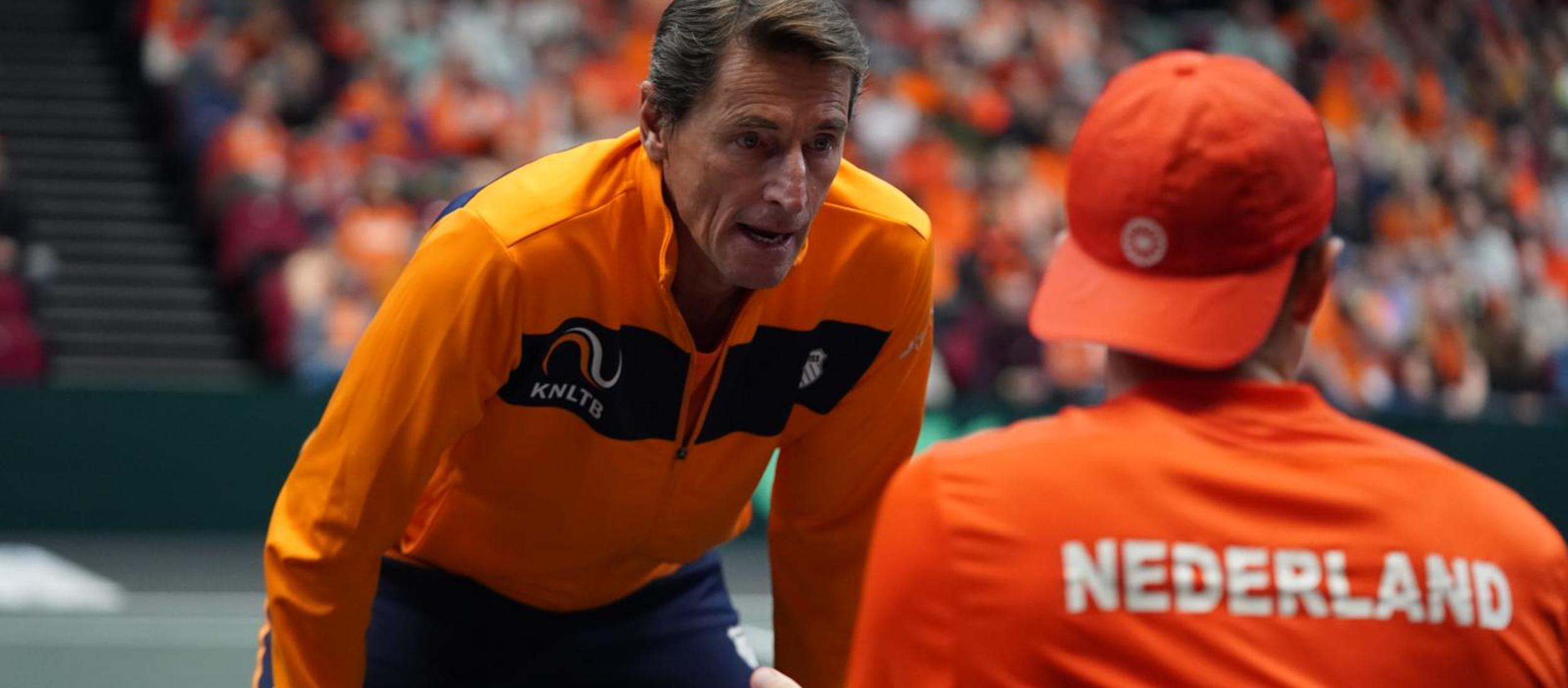 Paul Haarhuis met Griekspoor