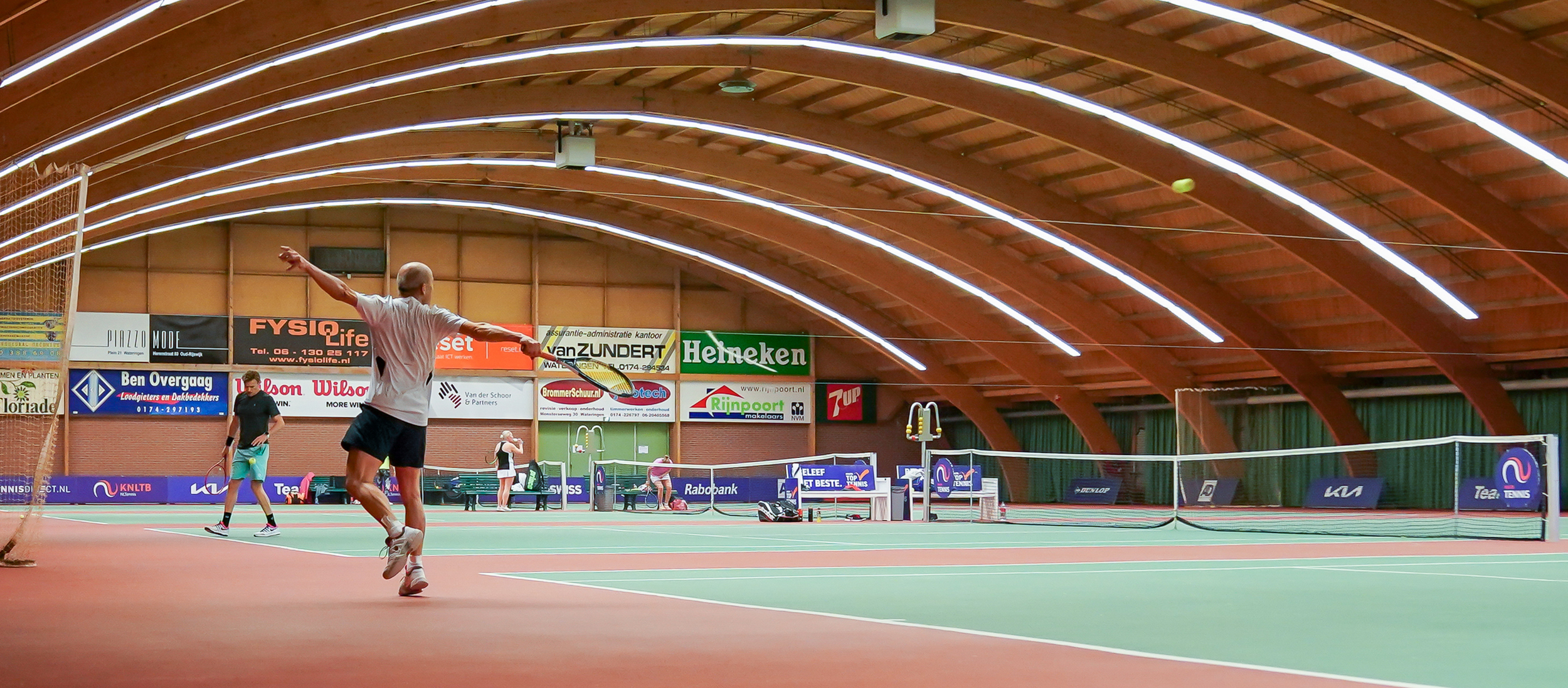 202203126FvL Sportsnap KNLTB Foto impressie NK Sen De Rhijenhof hal 2