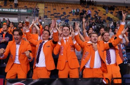 Davis Cup Groningen fans studenten