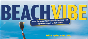 Beachtennis magazine voorkant bovenkant