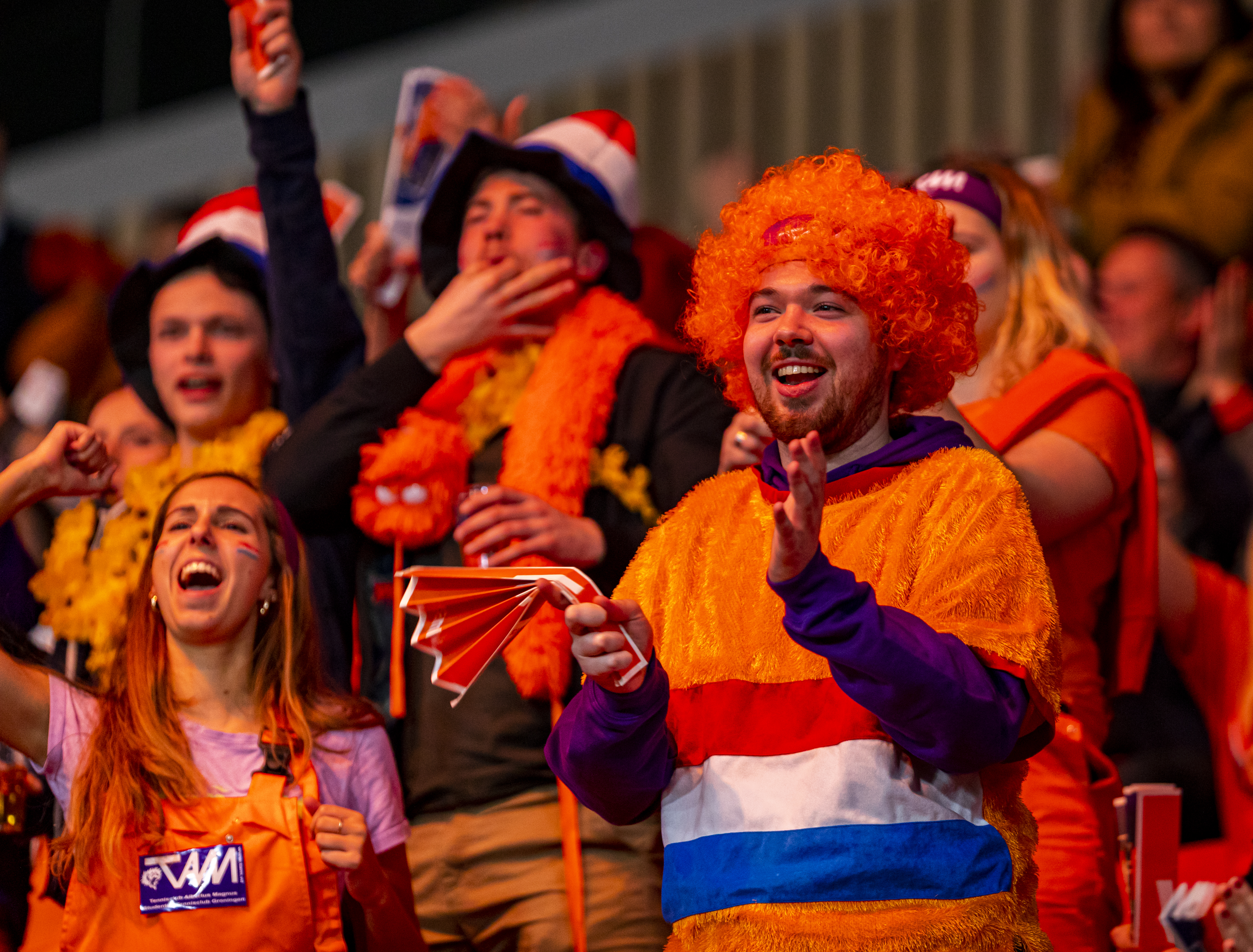 Davis Cup = Supporters koningsdag