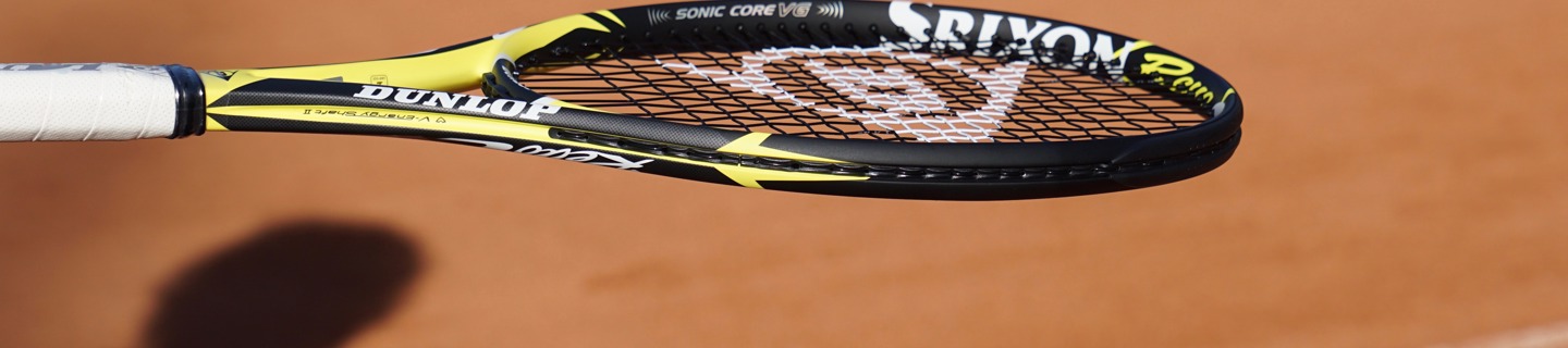 Dunlop racket stuiteren
