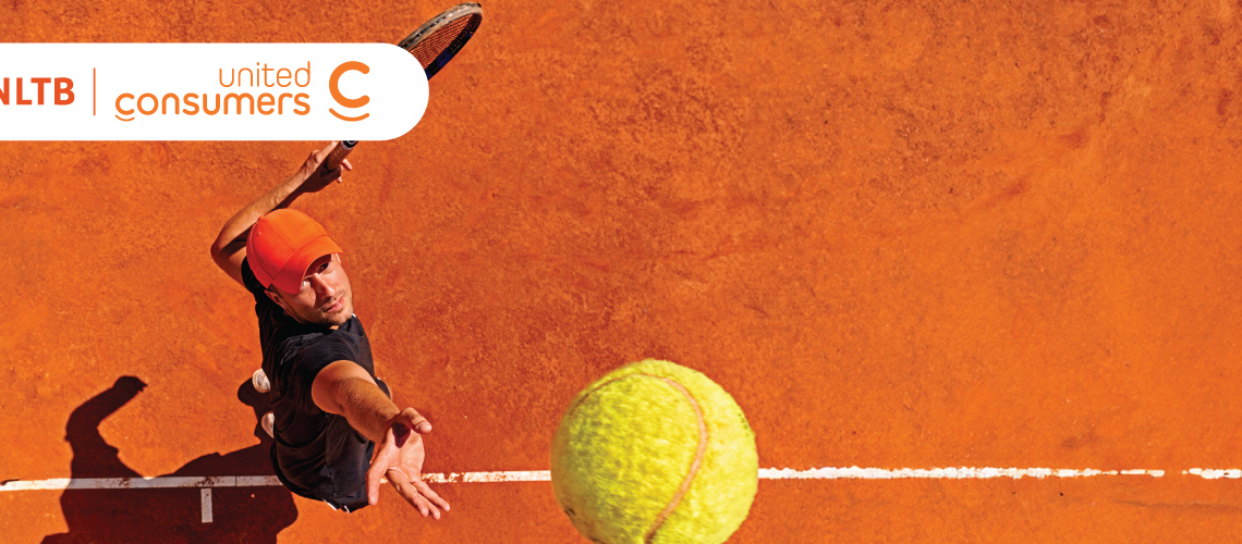 UnitedConsumers banner tennis