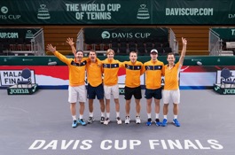Davis Cup Finals teamfoto overwinning