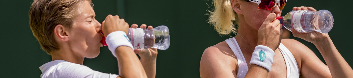 Drinken Wimbledon 2019 Demi Schuurs  Anna-Lena Groenefeld