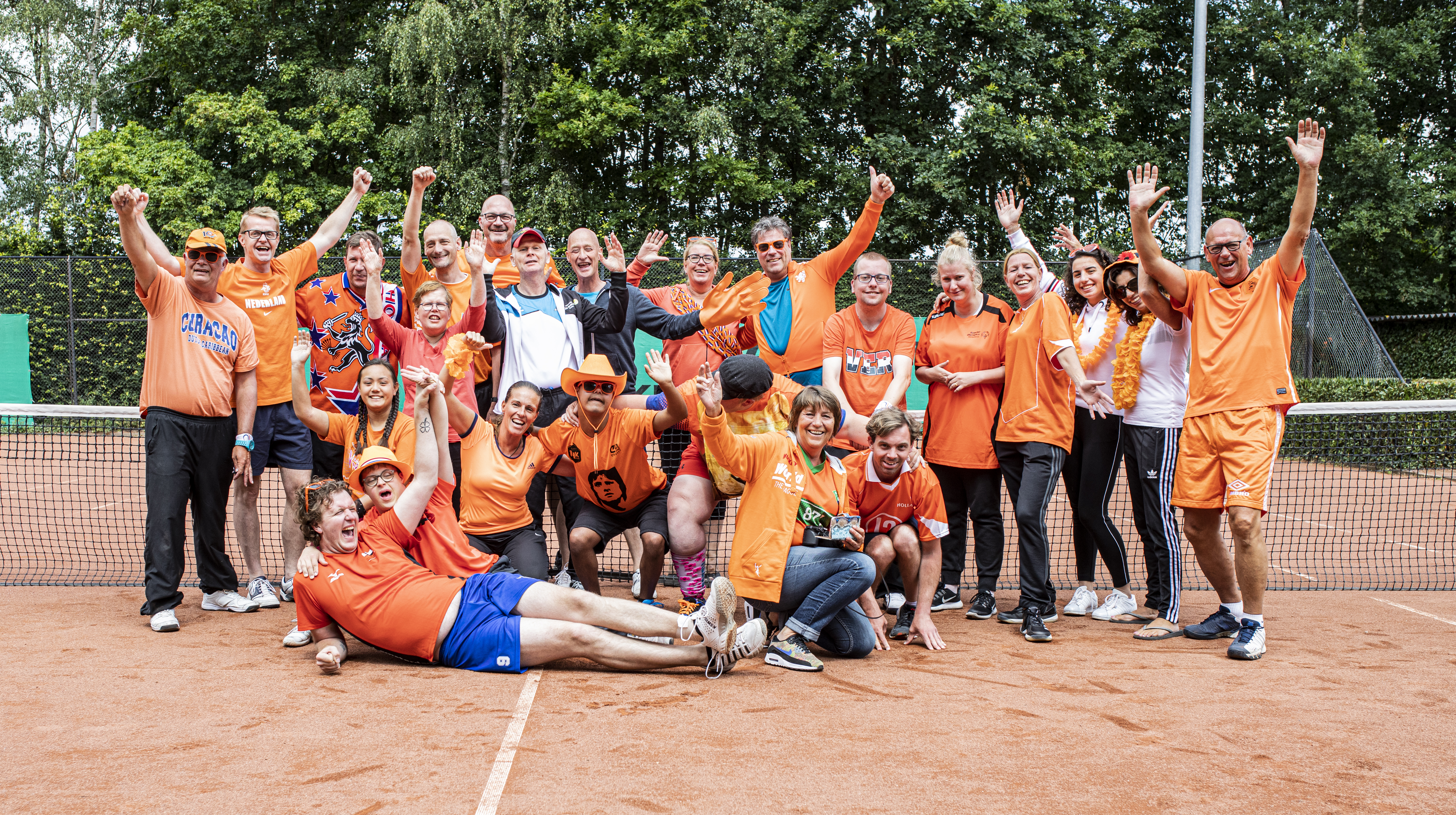 G-tennissers groepsfoto