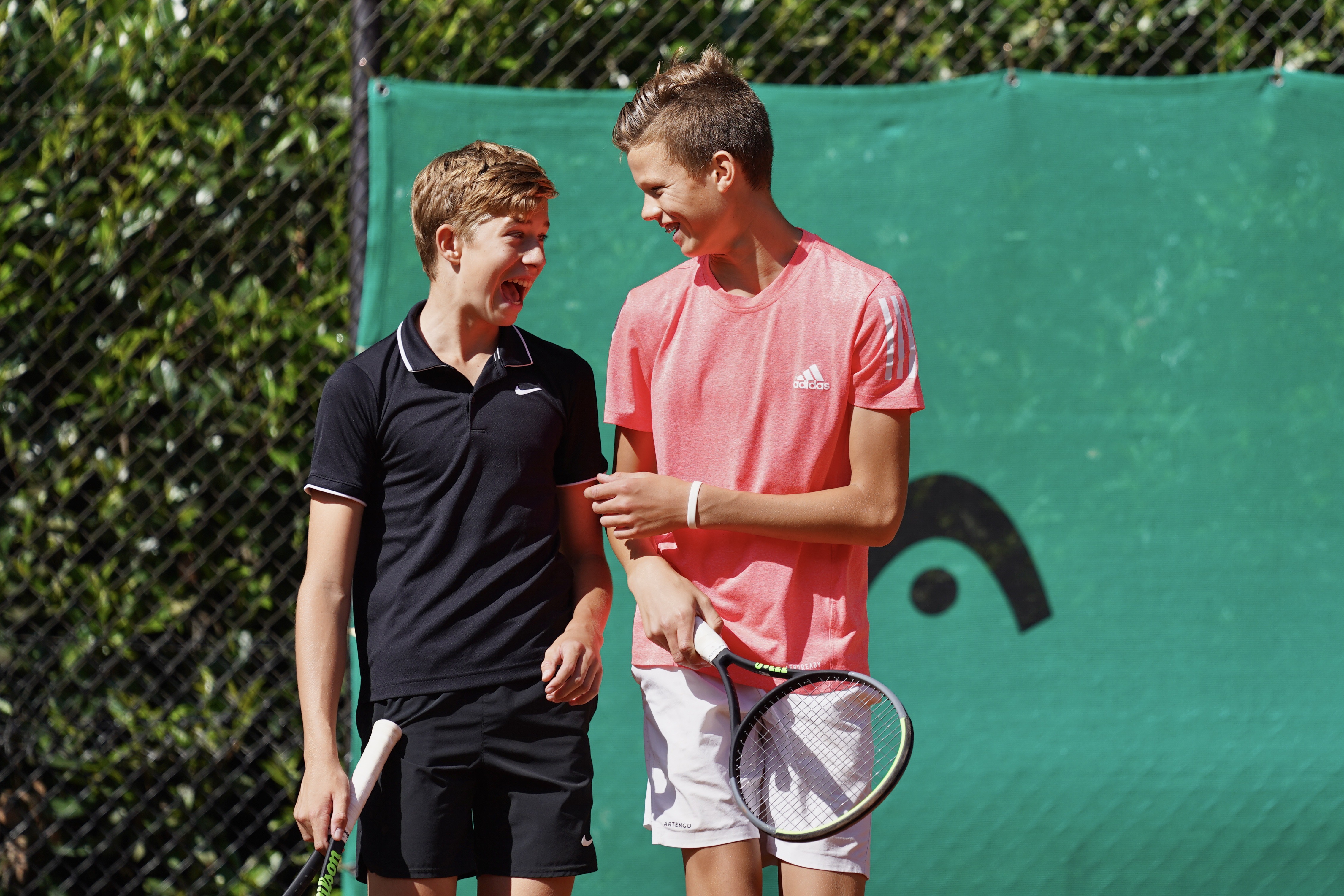 Dubbel jongens plezier