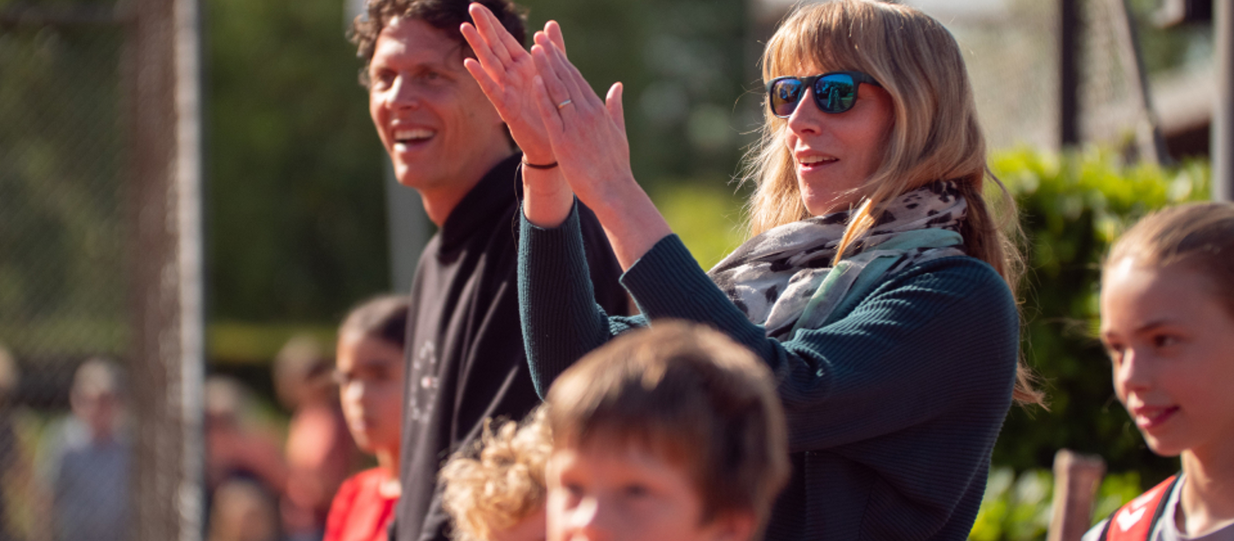 Ouders langs de baan