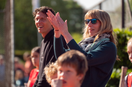 Ouders langs de baan