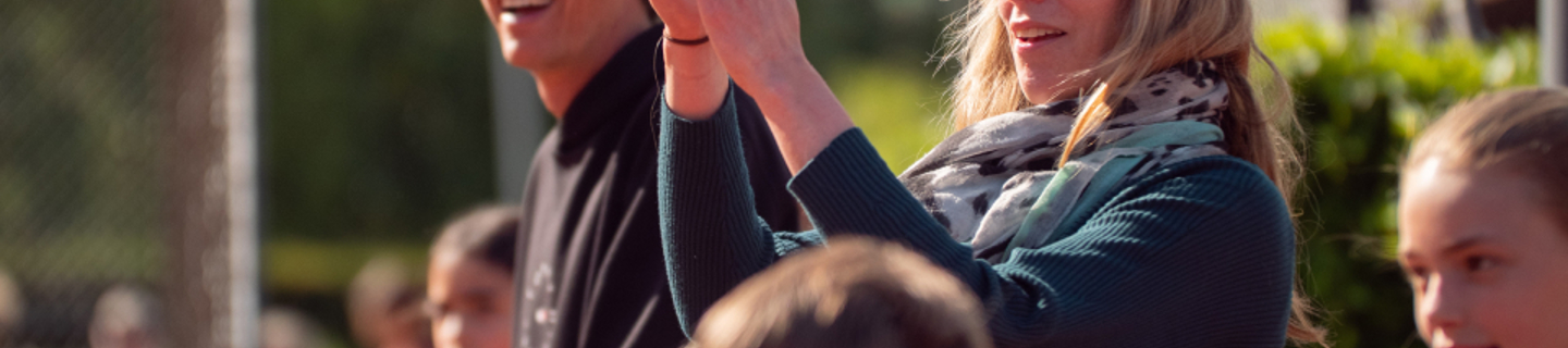 Ouders langs de baan