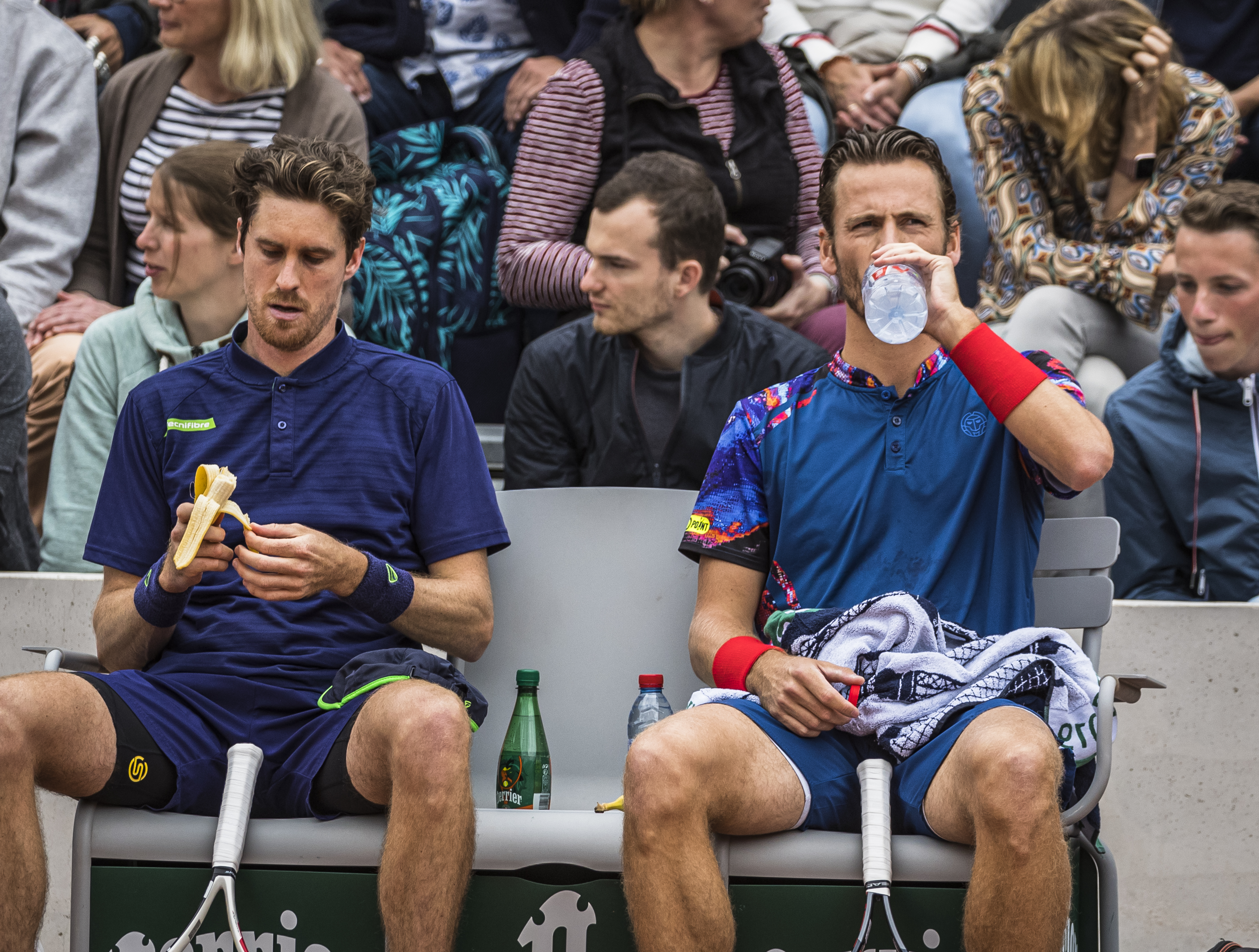 Banaan drinken voeding herstel Wesley Koolhof Marcus Daniell