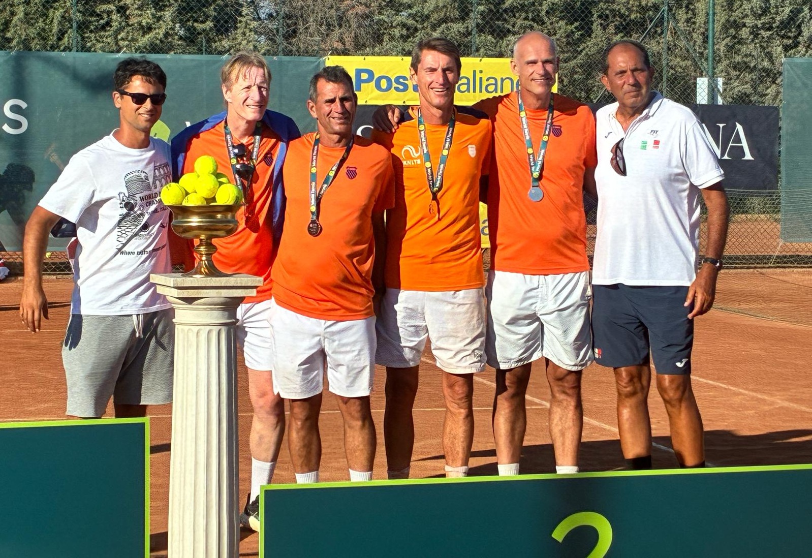Heren 55 met zilveren medaille