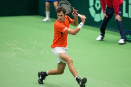 Davis Cup - Robin Haase backhand