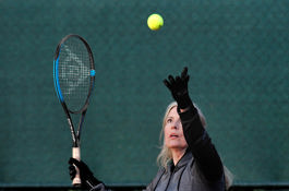 Wintertennis Photoshop