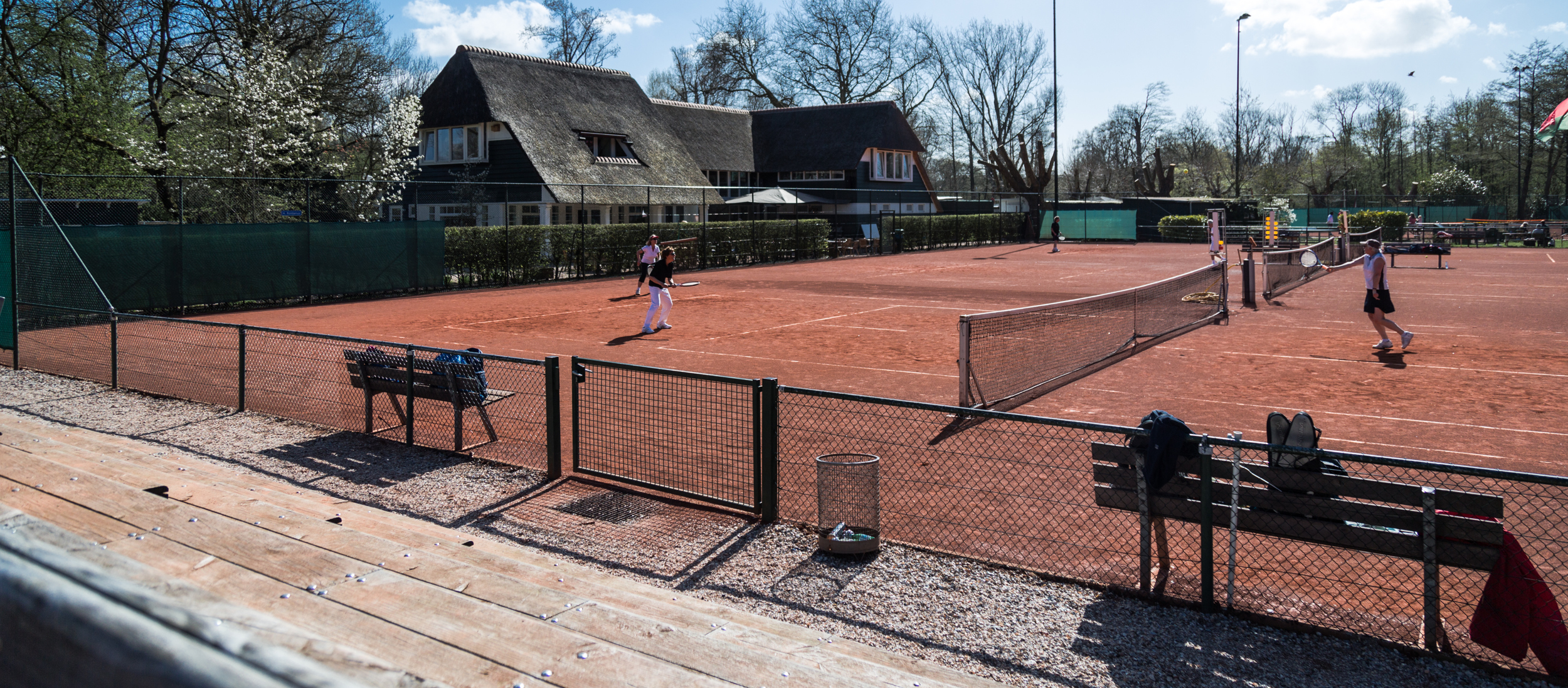 Tennisbaan zomer