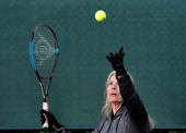 Wintertennis Photoshop